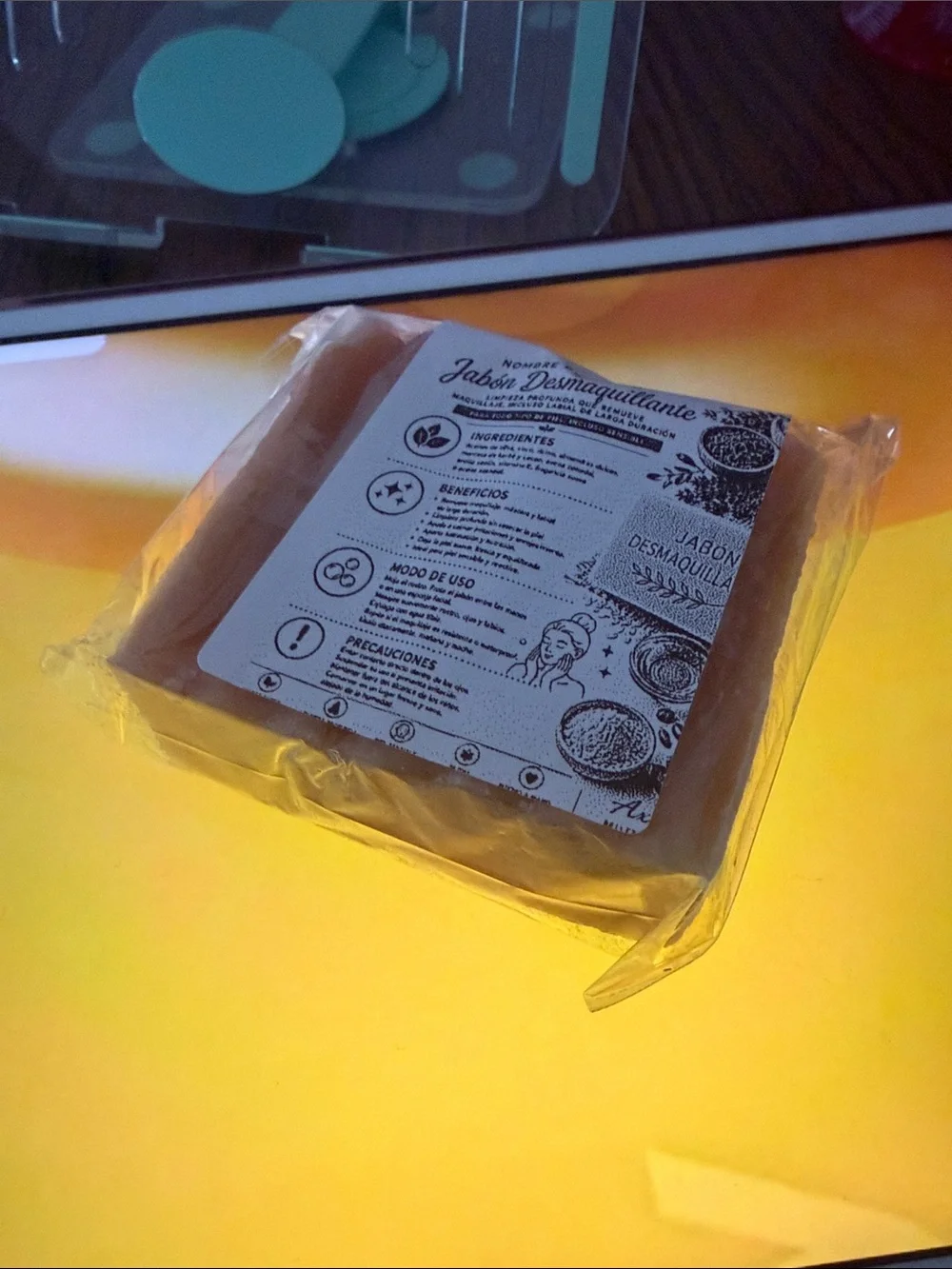 Natural Facial Cleansing Bar Soap - Brown